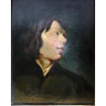 After David Martin (1736-1798) Self Portrait Oil on canvas, 24.5cm by 19.5cm