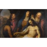 Attributed to Henricus Antonius van Meegeren (1889-1947) The Entombment of Christ Oil on canvas,