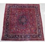 Khorasan Carpet of unusual size North East Iran, circa 1900 The raspberry field of vines around a