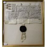 An early 17th century exemplification, dated 1602/1603, of the final concord levied in Michaelmas