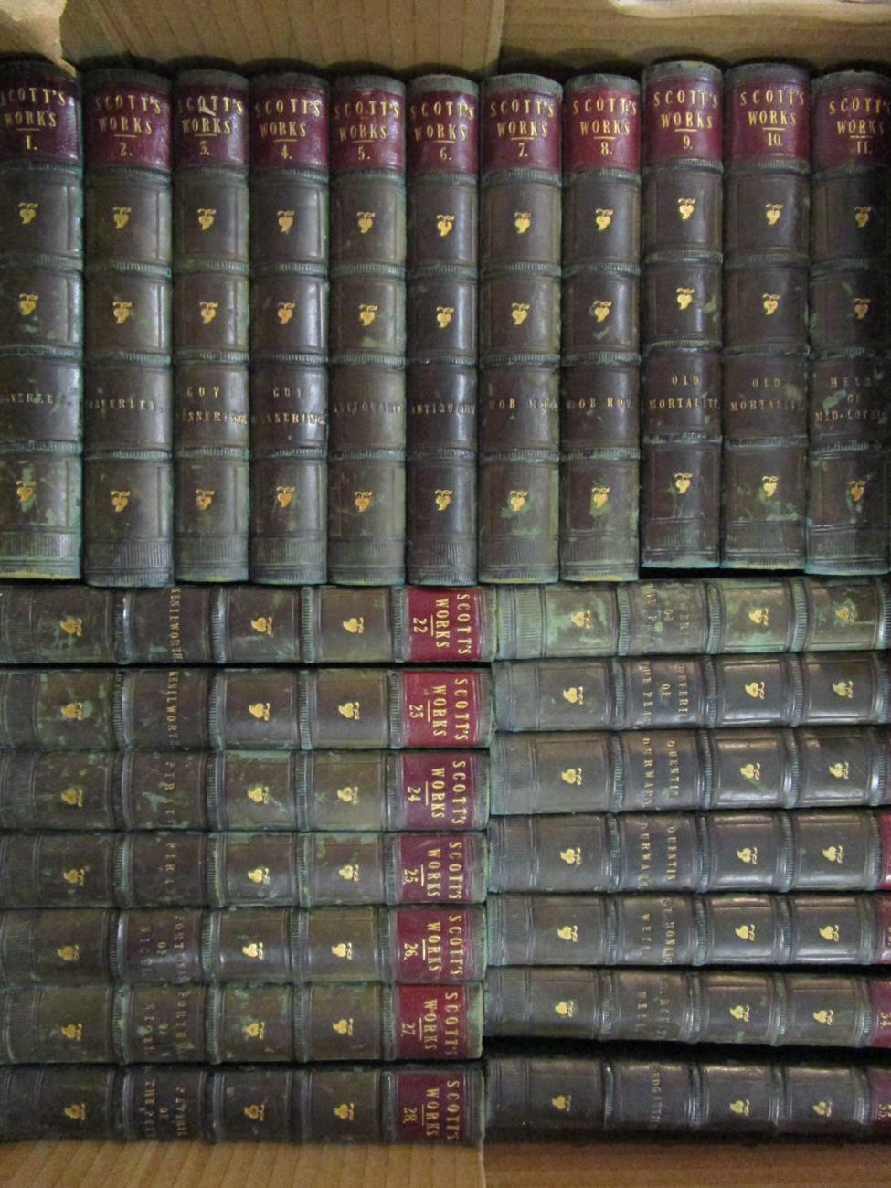 Scott, Sir Walter, Bart. Waverley Novels and Poetical Works. 1829-34. 8vo (48 vols of novels and - Image 2 of 2