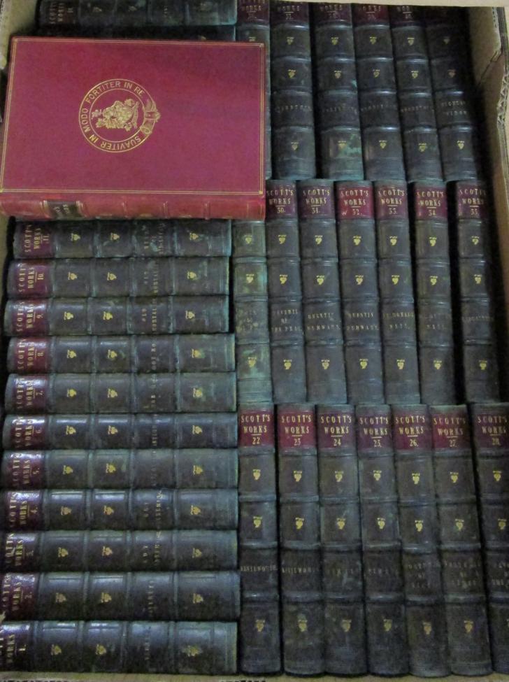Scott, Sir Walter, Bart. Waverley Novels and Poetical Works. 1829-34. 8vo (48 vols of novels and