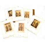 A Set of Twenty-Five Albumen Prints, depicting suits of armour from the Royal Armoury, Marseilles,
