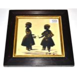 Royal Victoria Gallery: A Silhouette Group of Maria Elizabeth Coldham and Lucy Harriet Coldham,