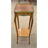 A Louis XVI Style Kingwood and Parquetry Decorated Tables Ambulant, early 20th century,, the