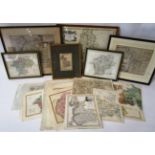 A collection of maps of Westmoreland including: Saxton likely the 1637 edition (with plate number in