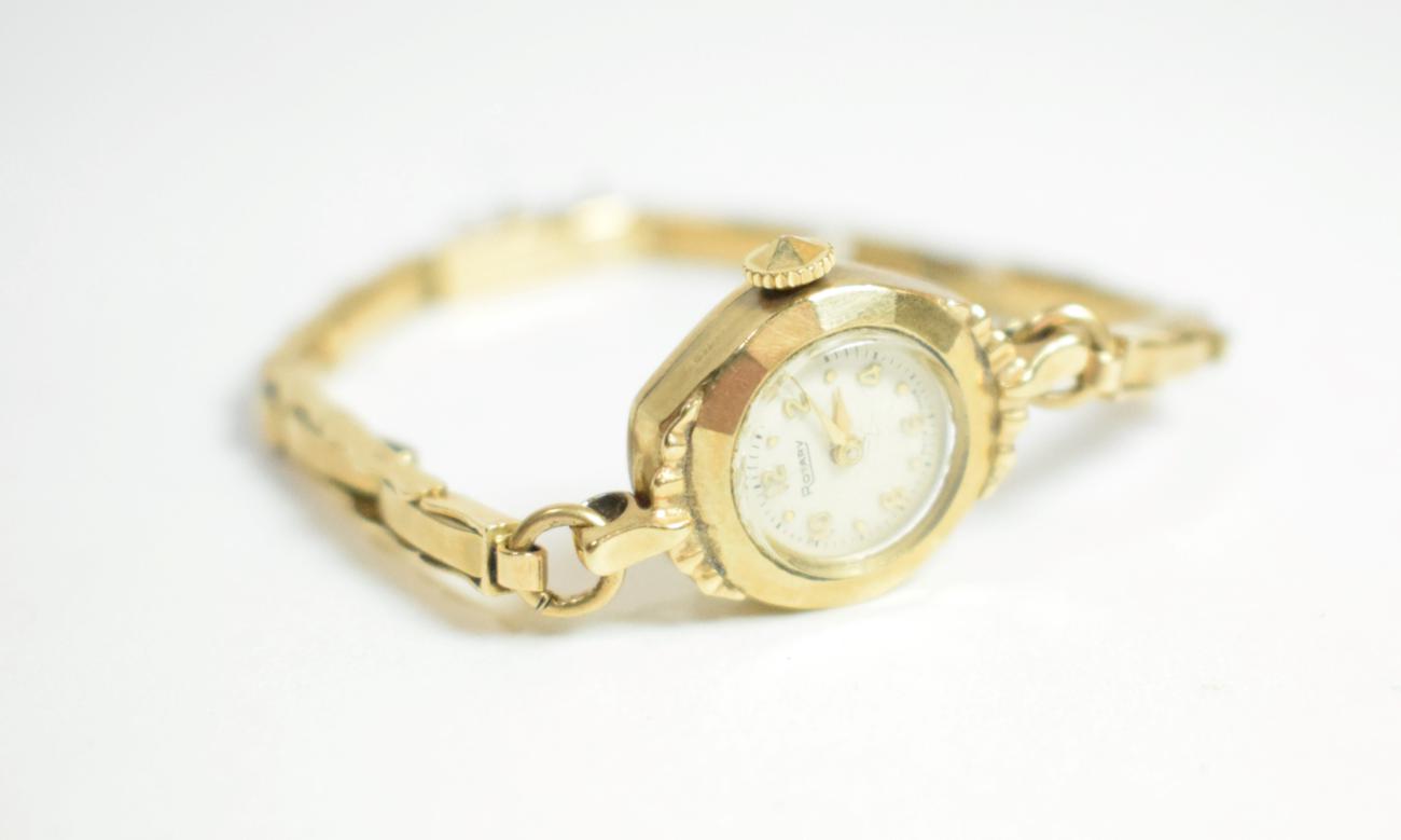 A lady's 9 carat gold Rotary wristwatch
