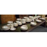 A Victorian John Maddock & Sons dinner service