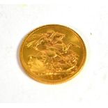 A full gold sovereign, dated 1914