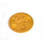 A gold full sovereign dated 1914