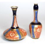 A William Moorcroft Macintyre Aurelian ware vase, designed in 1897, transfer printed patterns