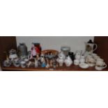 Quantity of assorted ceramics and glass including Beswick and Royal Doulton figure