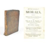 Epicurus Morals. Printed for H. Herringman at the Blew Anchor in the Lower-Walk of the New-Exchange,