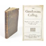 Allestree, Richard (Attrib.) The Gentleman's Calling. Printed by R. Norton for T. Garthwait in St.