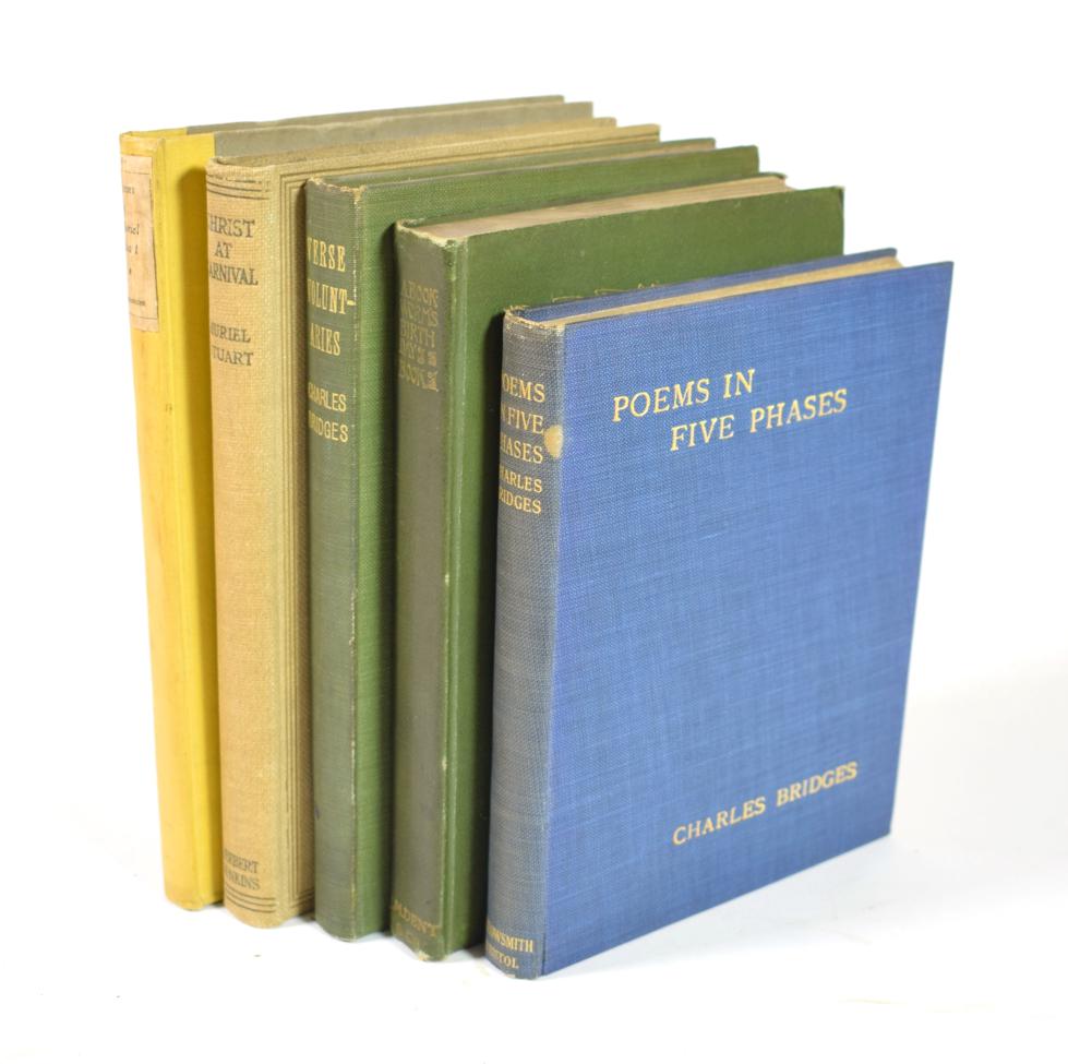 Bridges, Charles Poems in Five Phases, Simpkin, Marshall, 1914 and Verse Voluntaries, Simpkin,