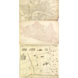 London A collection of c. 40 plans and maps of the Cities of London and Westminster and their