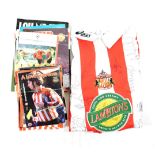 Football Memorabilia, comprising a box of Newcastle, Sunderland, Manchester United and Liverpool
