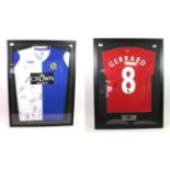 Blackburn Rovers Signed Football Shirt with various players signatures (undated) together with a