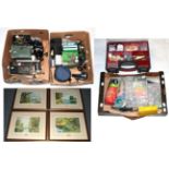 An accumulation of fishing tackle and accessories, including: fifteen modern spinning / multiplier /