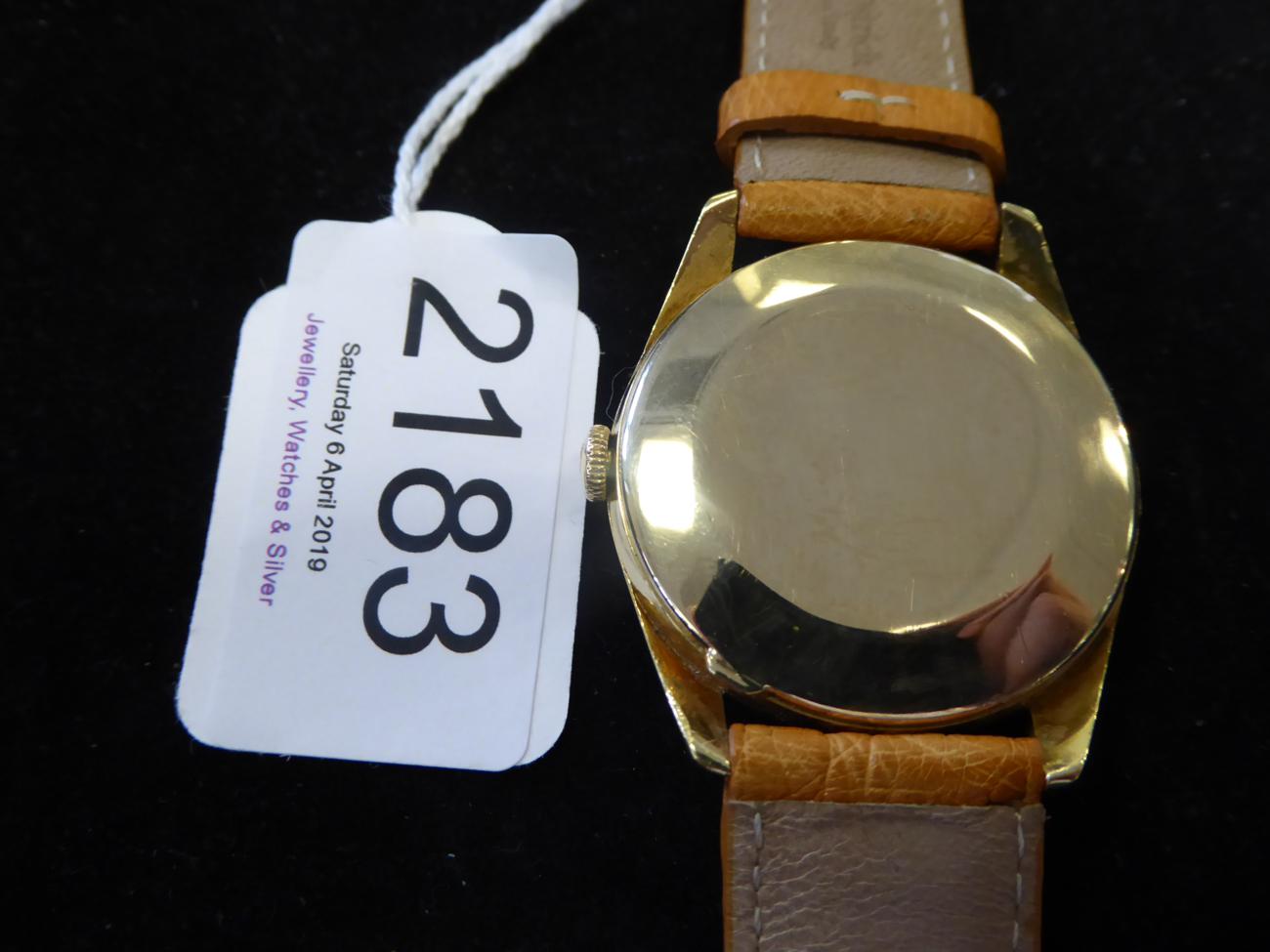 A 9ct Gold Automatic Calendar Centre Seconds Wristwatch, signed International Watch Co, - Image 3 of 7