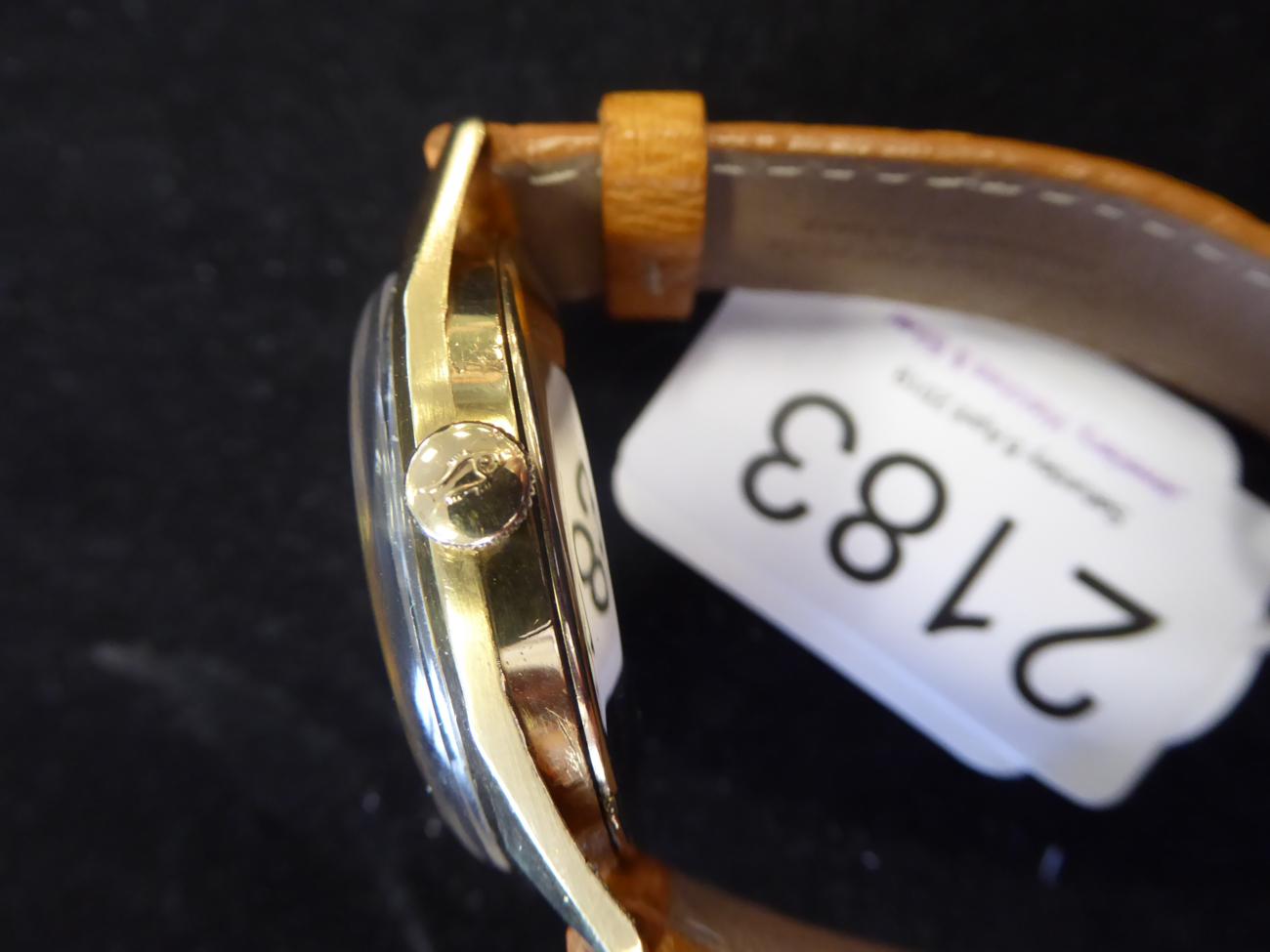 A 9ct Gold Automatic Calendar Centre Seconds Wristwatch, signed International Watch Co, - Image 5 of 7