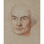 Charles West Cope RA (1811-1890) Head study, possibly a study for ''The Council of the Royal