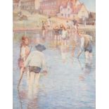 {} Arthur Legge (1859-1942) ''The Pool, Finchingfield, Essex'' Signed and dated 1914, with