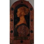Manner of Antonio dell Pollaiolo (1429-1498) Portrait of Lady (Maria Ricci?) Oil on panel, 87.5cm by