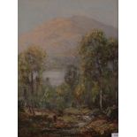 Walter McAdam RSW (1866-1935) ''In the Trossachs'' Signed, oil on canvas, 61cm by 45cm