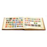 Improved stamp album containing collection from earlies to about 1940. Good items noted include