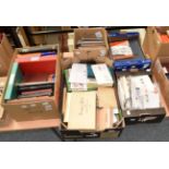 All World Sorter in 5 Boxes - Albums including well filled Movaleaf, Canada, various junior