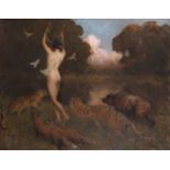 John Murray Thomson (1885-1974) ''Orpheus'' Signed and further inscribed to artists label, oil on