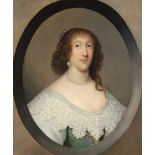 ~ Attributed to Cornelius Johnson (1593-1661) Dutch Portrait of the Hon. Penelope Noel (1610-1633)