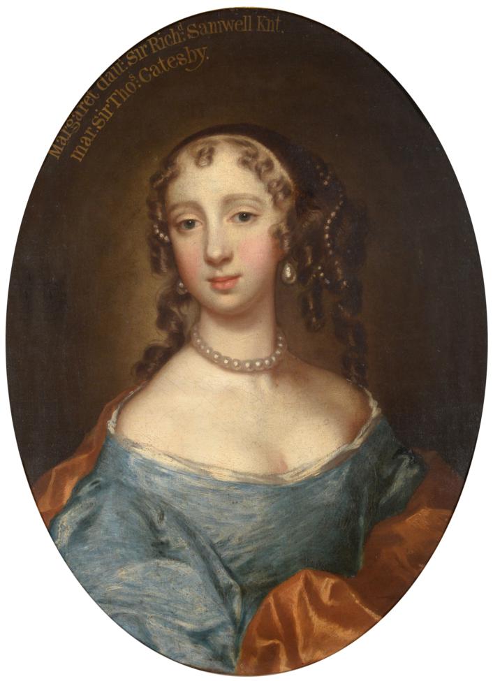 British School (18th century) Portrait of Margaret Catesby, daughter of Sir Richard Samwell, wife of