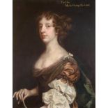 ~ Circle of Sir Peter Lely (1618-1680) Portrait of the Hon Martha Penelope Noel Inscribed and dated