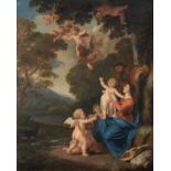 French School (17th century) The Rest on the Flight into Egypt Oil on canvas, 105cm by 85cm See