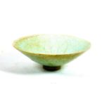 A Chinese Qingbai Porcelain Bowl, probably Song Dynasty, of conical form, the interior incised