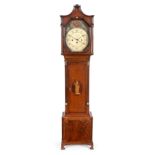 ~ An Unusual Oak Quarter Striking Octagonal Shaped Dial Eight Day Longcase Clock, signed John