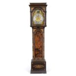 ~ A Green Chinoiserie Eight Day Longcase Clock with Rocking Father of Time Automata, signed Edward