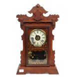 A Woods Patent Automatic alarm eight day clock