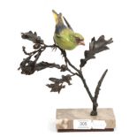 Albany Fine China Limited, a limited edition figure of a Green Finch, 25cm high