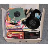 Quantity of 45s records