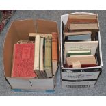 Two boxes of books