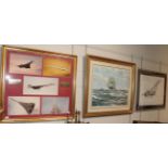 James Dooley, ''Concorde The Farewell Flights October 2003'', montage of photographs, signed and