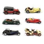 Franklin Mint Various European Cars Mercedes Benz 770K (1935), Mercedes Simplex (1904), Bugatti