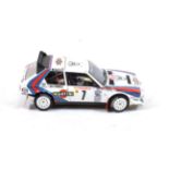 Autoart 1:18 Scale Lancia Delta S4 Rally with serial number 1588 to base (E)