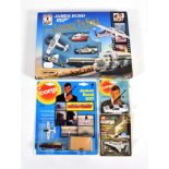 Corgi Junior James Bond Moonraker Space Shuttle, Octopussy Car, trailer and aircraft set (both E