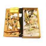 A collection of approx. fifty-six named vintage fishing lures, including reflex, spoon, minnow and