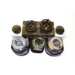 Three Greys of Alnwick fly reels, comprising two 4 in. G-Lite, fitted with line, padded cases and