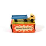 Benbros Mighty Midgets No.44 Articulated Low Loader dark cream cab with mid blue wagon back BPW (G-E